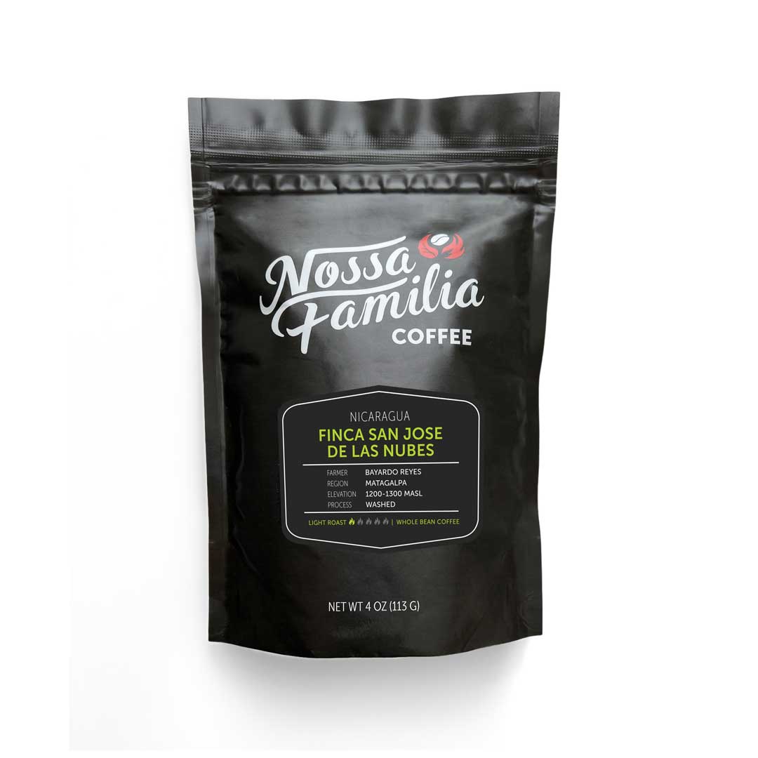4oz bag of Nicaragua Finca San Jose de las Nubes coffee – Nossa Familia Coffee