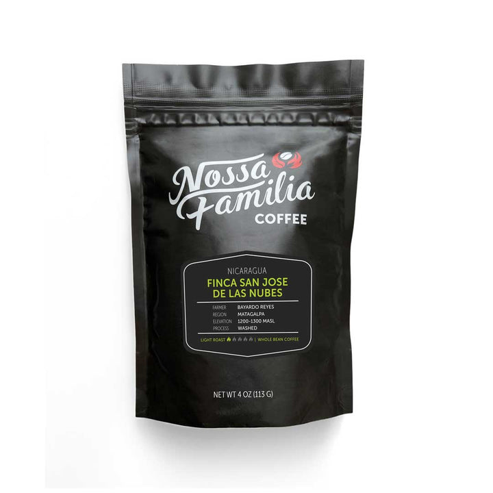 4oz bag of Nicaragua Finca San Jose de las Nubes coffee – Nossa Familia Coffee
