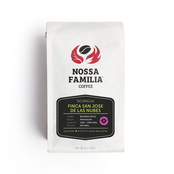 12oz bag of Finca San Jose de las Nubes natural process coffee – Nossa Familia Coffee