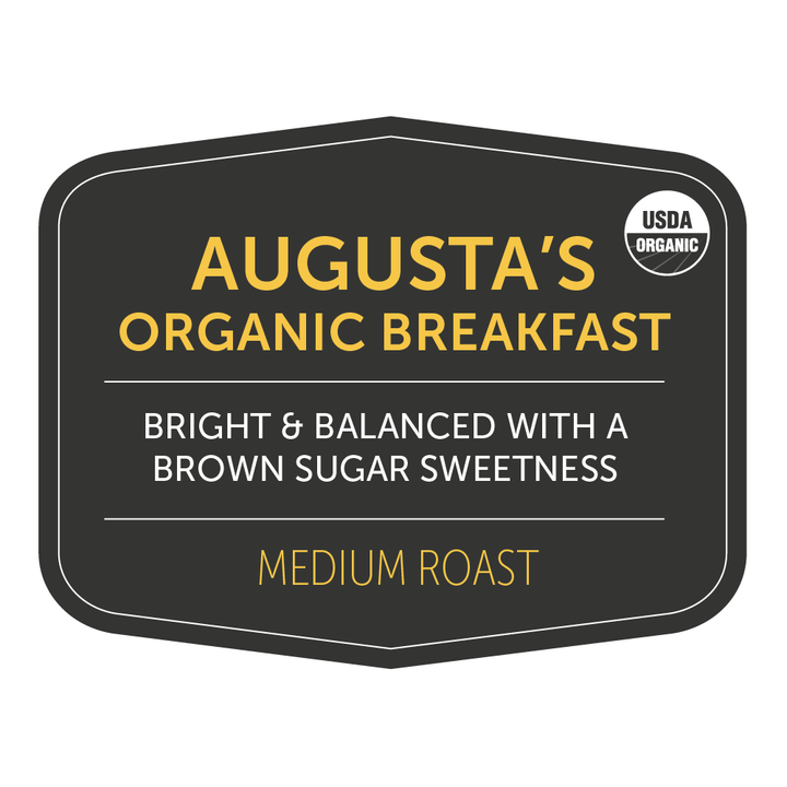 Bag label artwork for Augusta&