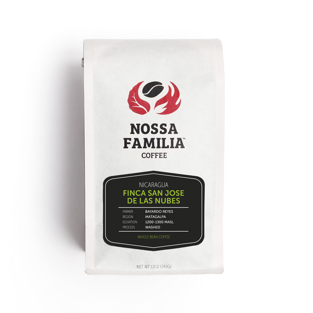 Bag of Nicaragua Finca San Jose de las Nubes Washed Process coffee – Nossa Familia Coffee