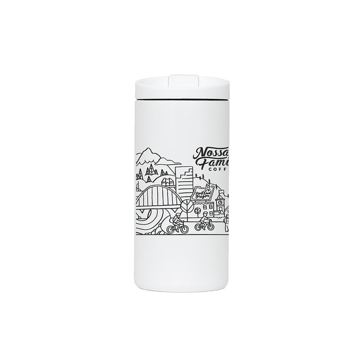 Full Cycle Travel Tumbler by MiiR, front view – Nossa Familia Coffee