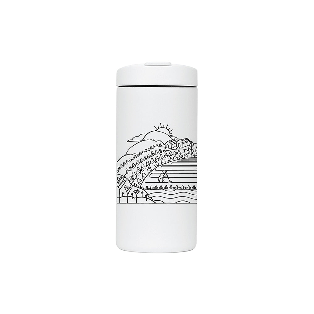 Full Cycle Travel Tumbler by MiiR, detail view – Nossa Familia Coffee