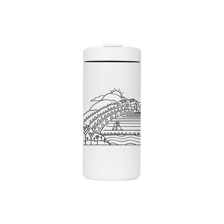 Full Cycle Travel Tumbler by MiiR, detail view – Nossa Familia Coffee