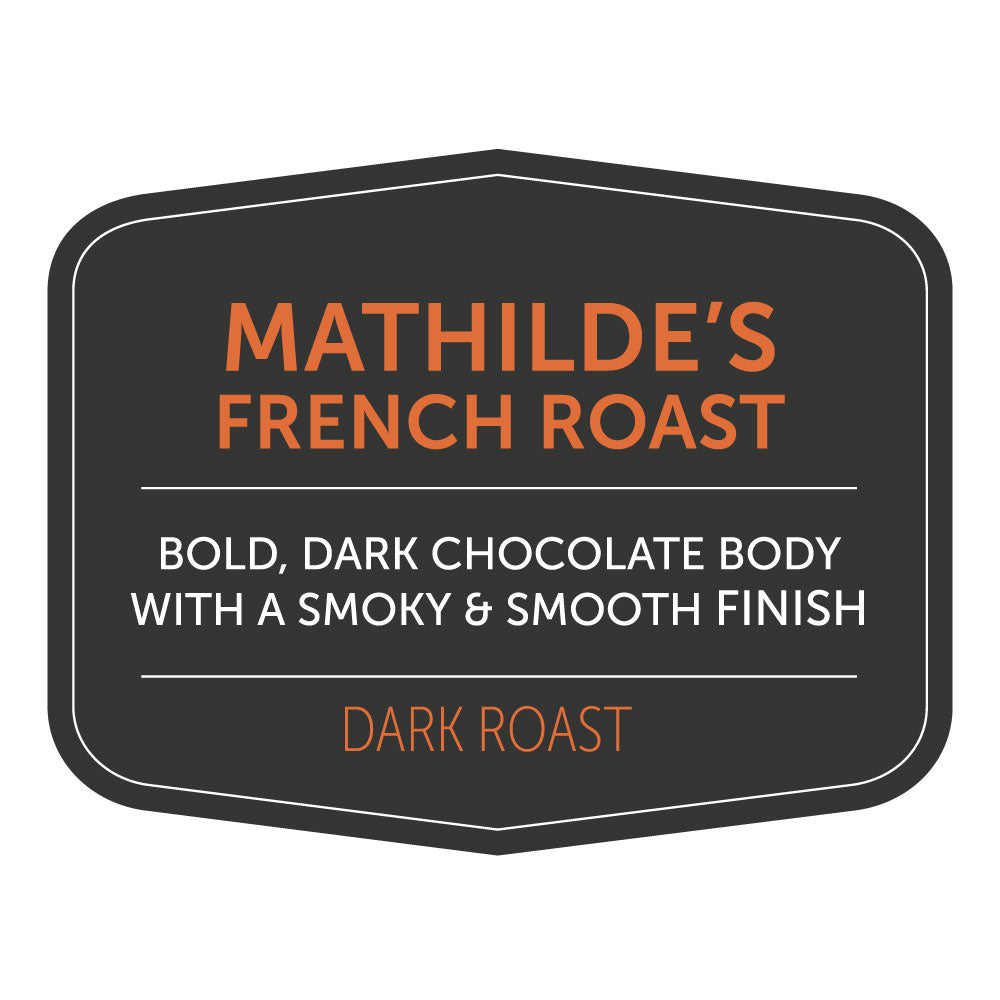 Bag label artwork for Mathilde&
