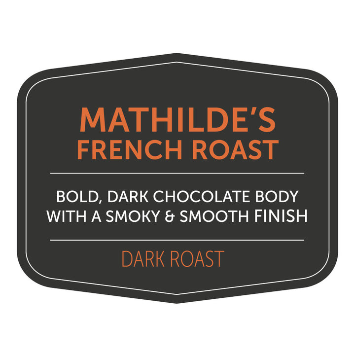 Bag label artwork for Mathilde&