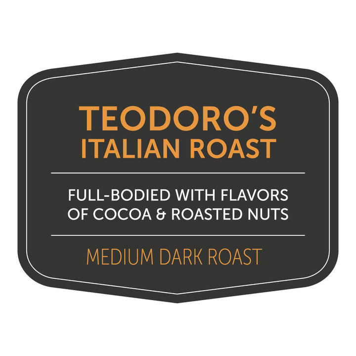 Bag label artwork for Teodoro&